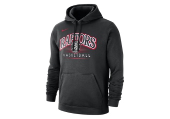 NIKE NBA TORONTO RAPTORS CREST HOODY BLACK