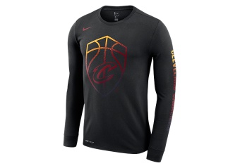NIKE NBA CLEVELAND CAVALIERS LOGO DRY TEE BLACK