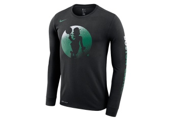 NIKE NBA BOSTON CELTICS LOGO DRY TEE BLACK
