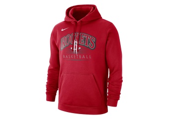 NIKE NBA HOUSTON ROCKETS CREST HOODY UNIVERSITY RED