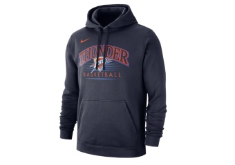 NIKE NBA OKLAHOMA CITY THUNDER CREST HOODY COLLEGE NAVY