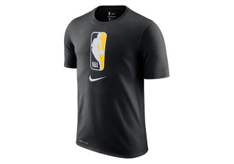 NIKE NBA TEAM 31 DRY TEE BLACK AMARILLO