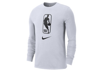 NIKE NBA TEAM 31 DRY LONG-SLEEVE TEE WHITE