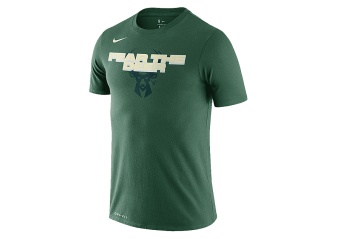 NIKE NBA MILWAUKEE BUCKS MANTRA DRI-FIT TEE FIR