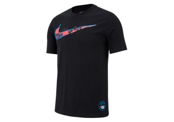 NIKE SWOOSH DRI-FIT TEE BLACK
