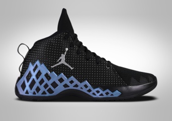 NIKE AIR JORDAN JUMPMAN DIAMOND MID BLACK METALLIC BLUE
