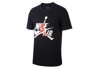 NIKE AIR JORDAN CLASSICS CREW TEE BLACK