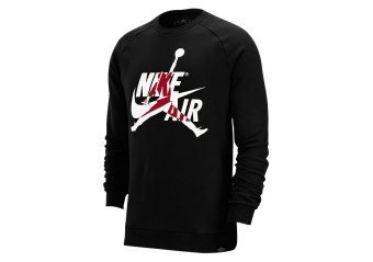 NIKE AIR JORDAN JUMPMAN CLASSICS CREW BLACK