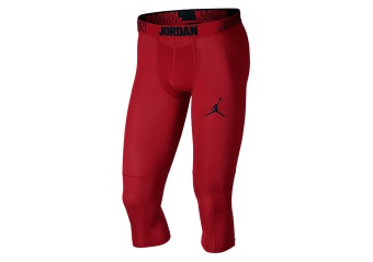 NIKE AIR JORDAN DRY 23 ALPHA 3/4 TRAINING TIGHTS GYM RED