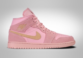 NIKE AIR JORDAN 1 RETRO MID SE CORAL GOLD