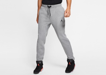 NIKE AIR JORDAN JUMPMAN FLEECE PANTS CARBON HEATHER