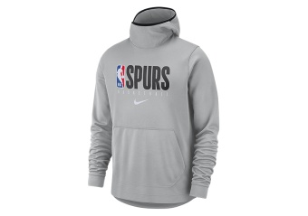 NIKE NBA SAN ANTONIO SPURS SPOTLIGHT PULLOVER HOODIE FLT SILVER