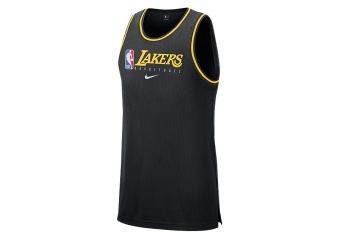 NIKE NBA LOS ANGELES LAKERS DRY TANK BLACK