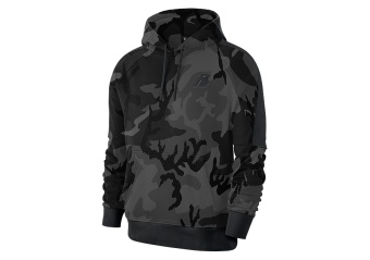 NIKE NBA LOS ANGELES LAKERS COURTSIDE HOODIE COOL GREY