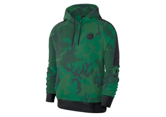 NIKE NBA BOSTON CELTICS COURTSIDE HOODIE CLOVER