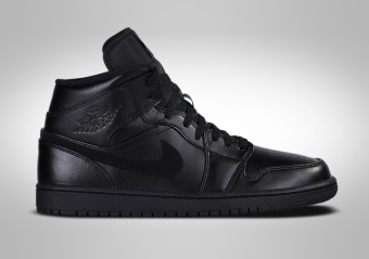 NIKE AIR JORDAN 1 RETRO MID TRIPLE BLACK