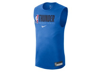NIKE NBA OKLAHOMA CITY THUNDER TEE SIGNAL BLUE