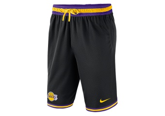 NIKE NBA LOS ANGELES LAKERS DNA SHORTS BLACK