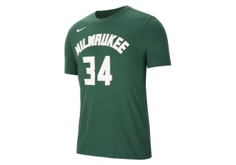 NIKE NBA MILWAUKEE BUCKS GIANNIS ANTETOKOUNMPO DRI-FIT TEE FIR
