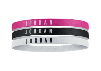 NIKE AIR JORDAN HEADBANDS 3PACK VIVID PINK