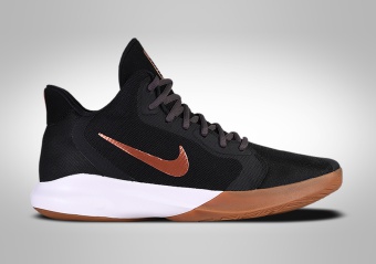 NIKE AIR PRECISION III BLACK METALLIC GOLD