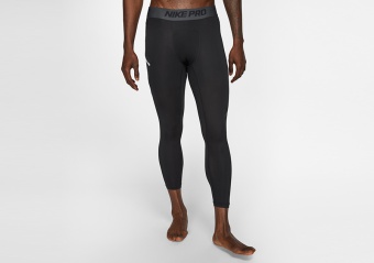 NIKE PRO Dri-FIT 3/4 BASKETBALL TIGHTS BLACK