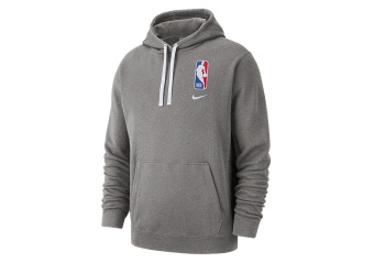 NIKE NBA N31 COURTSIDE PULLOVER HOODIE DARK GREY HEATHER
