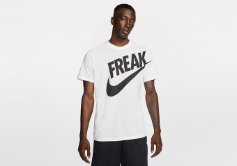 NIKE GIANNIS 'FREAK' DRI-FIT TEE WHITE