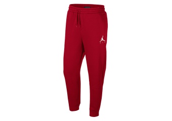 NIKE AIR JORDAN SPORTSWEAR JUMPMAN FLEECE PANTS GYM RED