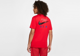 NIKE AIR JORDAN LEGACY AJ4 TEE UNIVERSITY RED