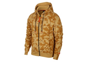 NIKE LEBRON BASKETBALL FULL-ZIP HOODIE CLUB GOLD