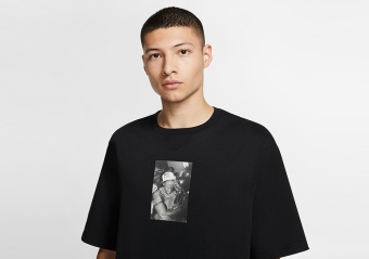 NIKE AIR JORDAN RIVALS CREW TEE BLACK