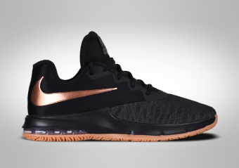 NIKE AIR MAX INFURIATE 3 LOW BLACK METALLIC GOLD