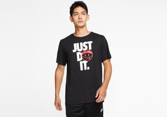 NIKE DRI-FIT BASKETBALL TEE BLACK