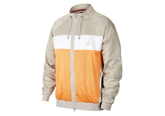 NIKE AIR JORDAN WINGS SUIT JACKET ORANGE TRANCE