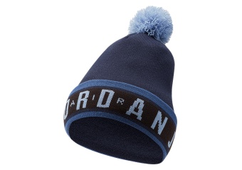 NIKE AIR JORDAN CUFFED POM BEANIE OBSIDIAN