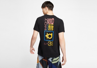 NIKE DRI-FIT KD BASKETBALL TEE BLACK