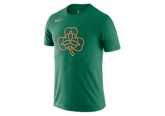 NIKE NBA BOSTON CELTICS CITY EDITION LOGO TEE CLOVER