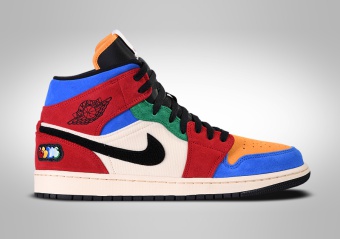 NIKE AIR JORDAN 1 RETRO MID SE FEARLESS BLUE THE GREAT