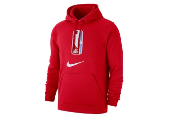 NIKE NBA N31 PULLOVER FLEECE HOODIE UNIVERSITY RED