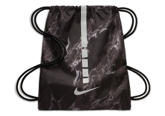 NIKE HOOPS ELITE BASKETBALL GYMSACK 2.0 BLACK MARBLE