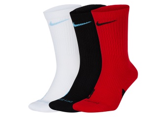 NIKE ELITE CREW 3PACK SOCKS MULTI-COLOR
