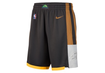 NIKE NBA OKLAHOMA CITY THUNDER SWINGMAN SHORTS ANTHRACITE
