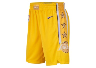 NIKE NBA LOS ANGELES LAKERS SWINGMAN SHORTS AMARILLO