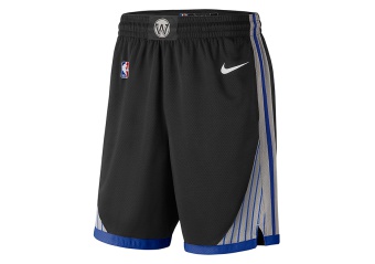 NIKE NBA GOLDEN STATE WARRIOR SWINGMAN SHORTS BLACK