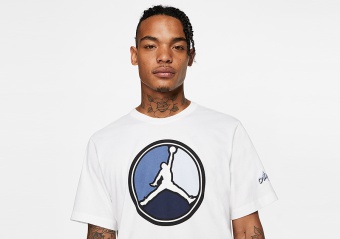 NIKE AIR JORDAN REMASTERED HBR CREW TEE WHITE
