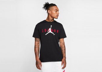 NIKE AIR JORDAN WORDMARK TEE BLACK