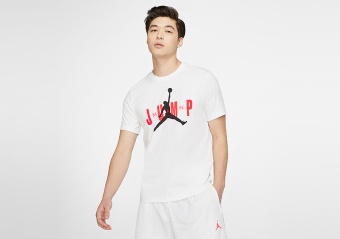 NIKE AIR JORDAN JUMPMAN CREW TEE WHITE