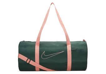 NIKE HERITAGE THROWBACK BASKETBALL DUFFEL BAG GALACTIC JADE