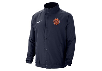 NIKE NBA NEW YORK KNICKS CITY EDITION LIGHTWEIGHT JACKET COLLEGE NAVY